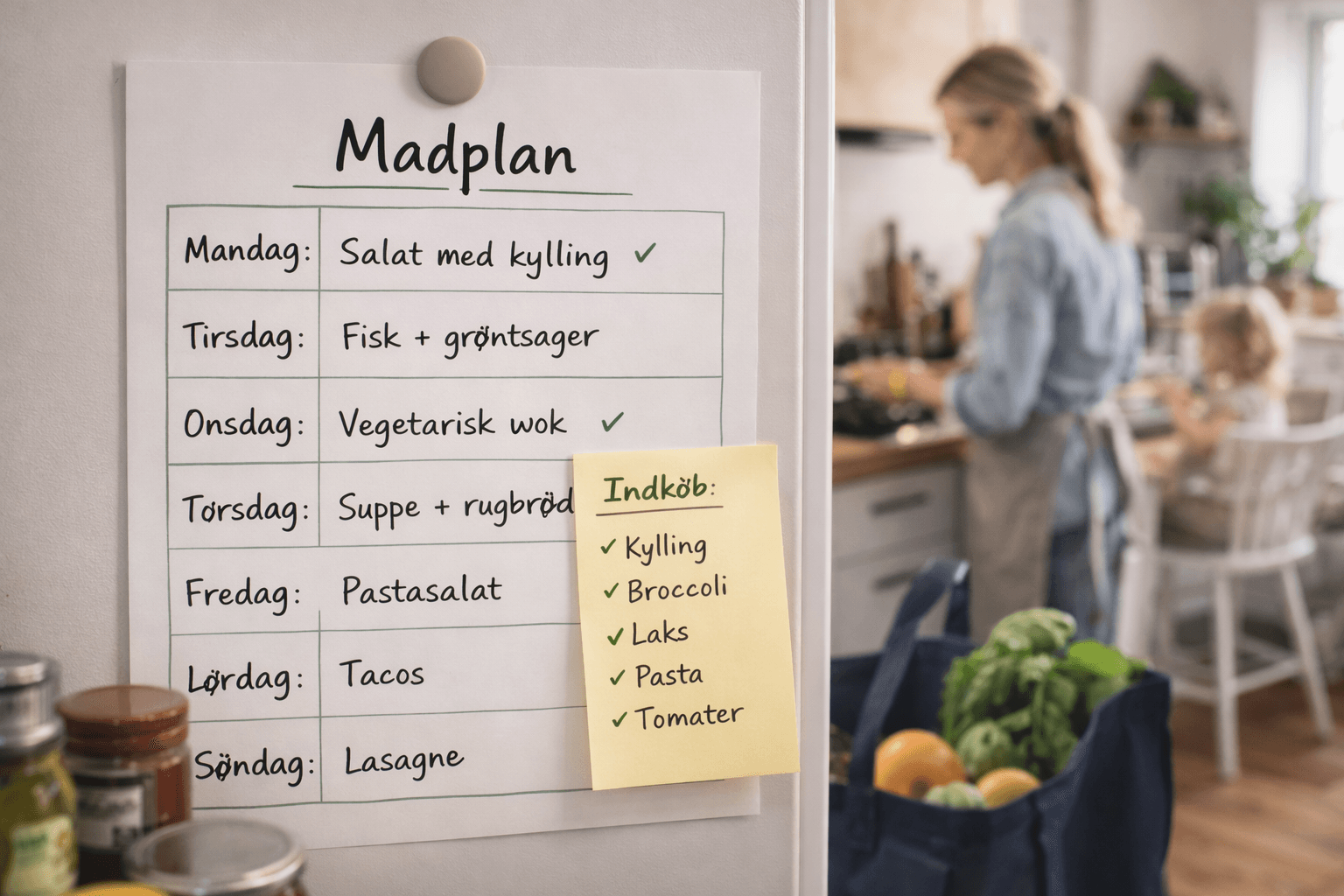 Madplan til en uge: Din komplette guide til at planlægge 7 dages aftensmad